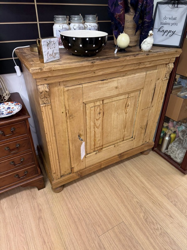 Antique Rustic Pine Cupboard